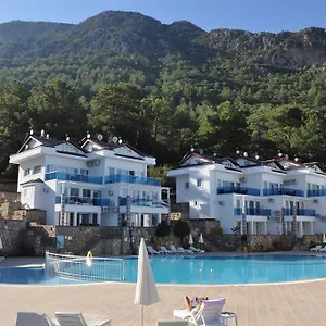 Апартаменты Orka Royal Hills D1 Patio And Bbq, Олудениз